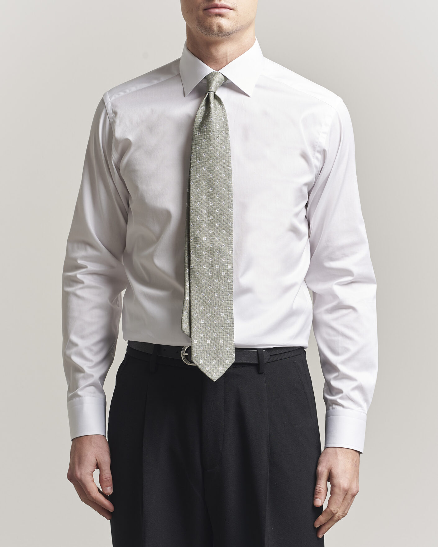 Herre | Skjorter | Eton | Slim Fit Signature Twill Contrast Shirt White