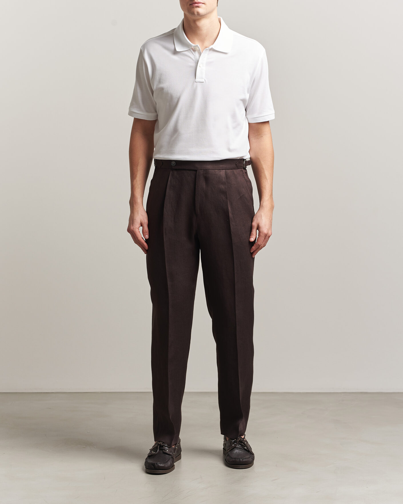 Herre | Pikéer | Eton | Pima Pique Polo White