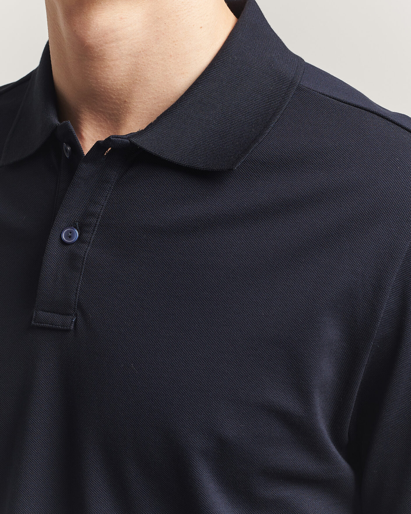 Herre | Pikéer | Eton | Pima Pique Polo Navy Blue