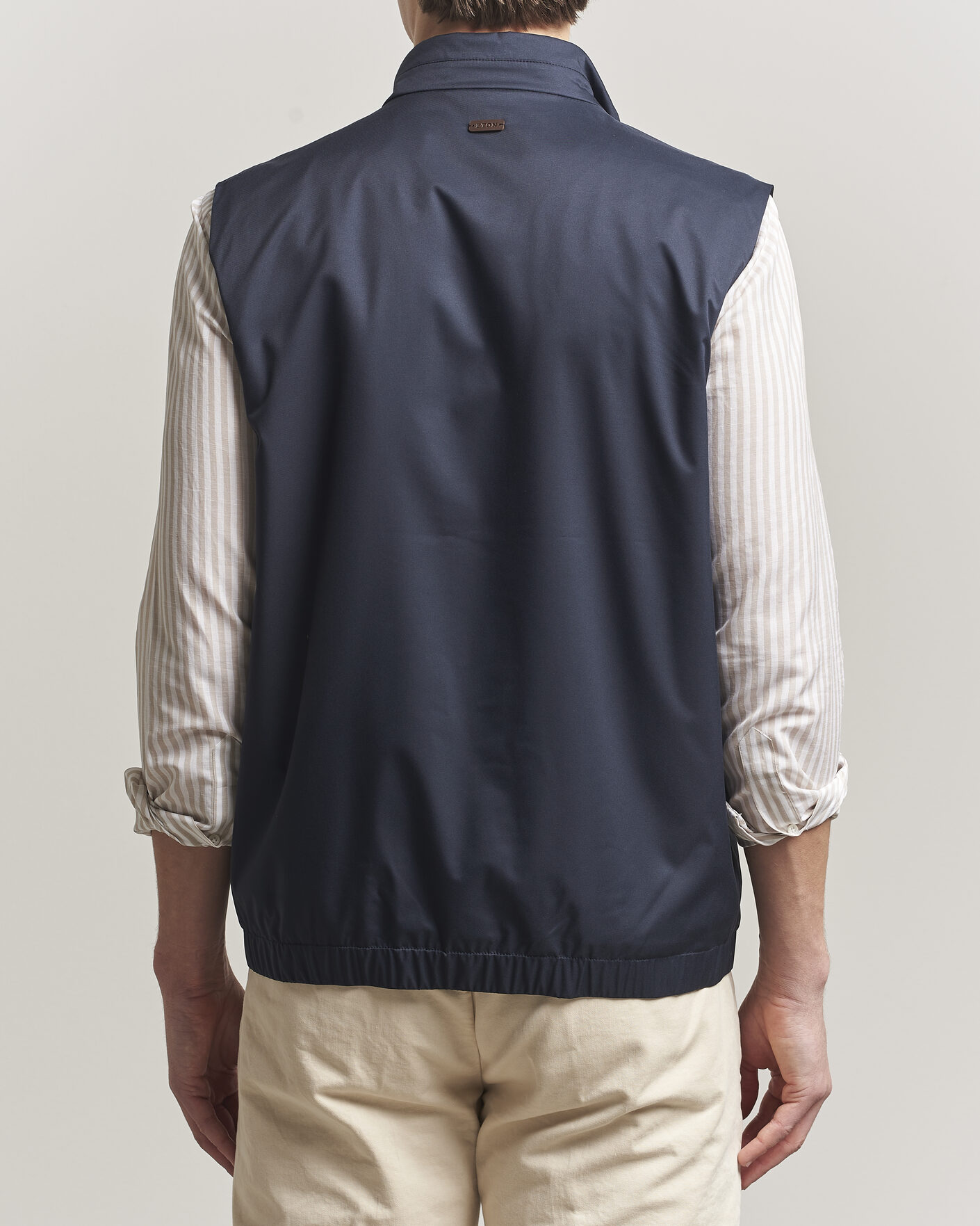 Herre | Vester | Eton | Lightweight Wind Vest Navy Blue