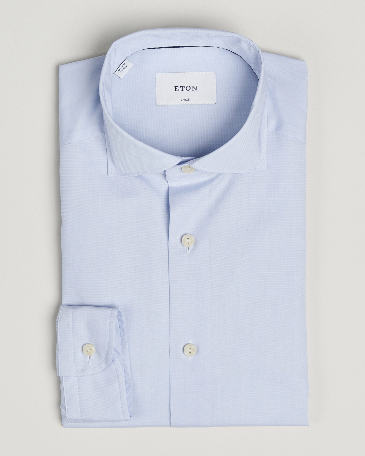 Herre | Skjorter | Eton | Casual Fit Breeze Poplin Shirt Light Blue