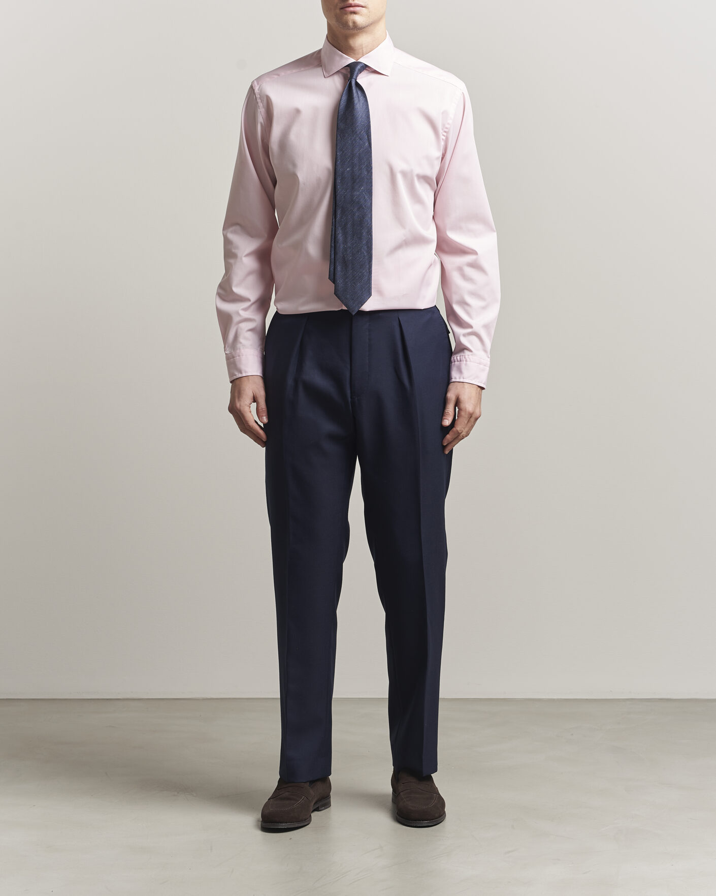 Herre | Skjorter | Eton | Casual Fit Breeze Poplin Shirt Pink