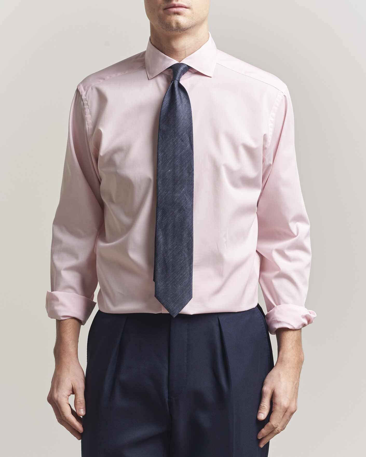 Herre | Skjorter | Eton | Casual Fit Breeze Poplin Shirt Pink