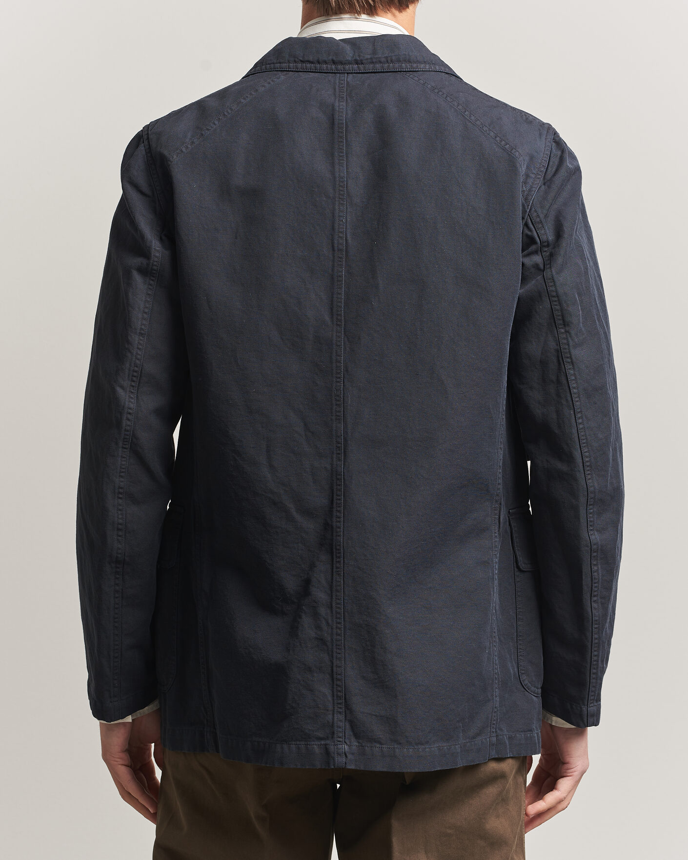 Herre | Dressjakker | Drake's | MKIV Clean Twill Games Blazer Navy