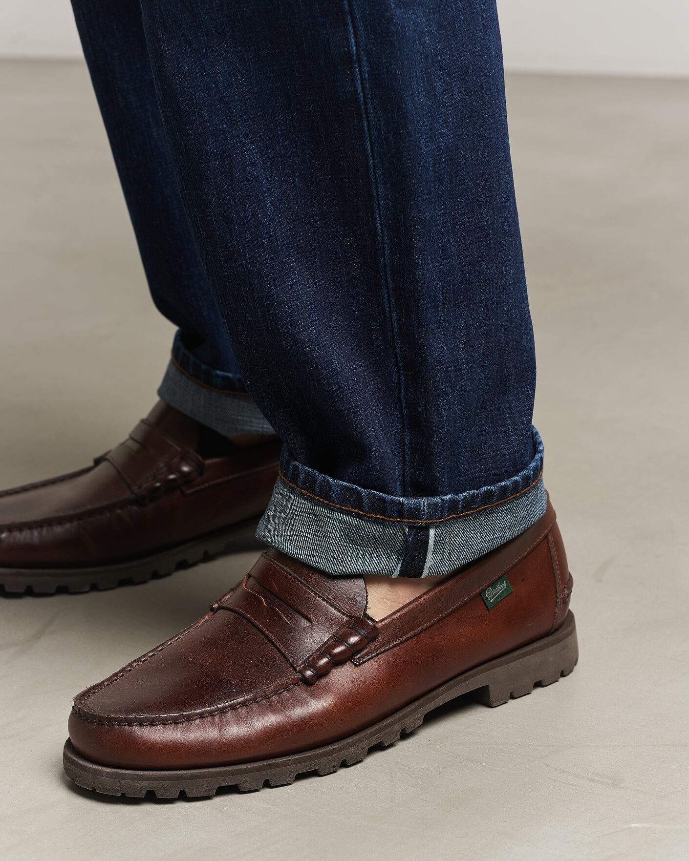 Herre | Jeans | Drake's | 5-Pocket Japanese Selvedge Denim Stone Wash