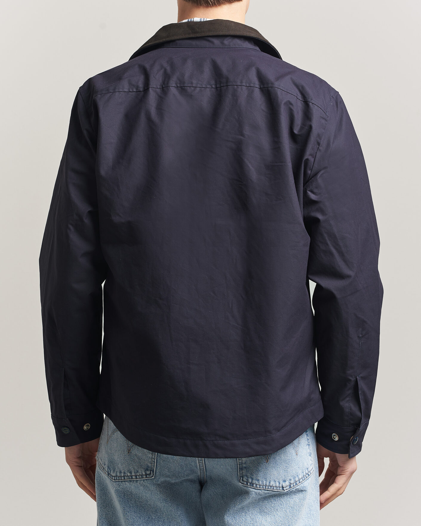 Herre | Jakker | Manifattura Ceccarelli | Dry Wax Heavy Shirt Jacket Navy
