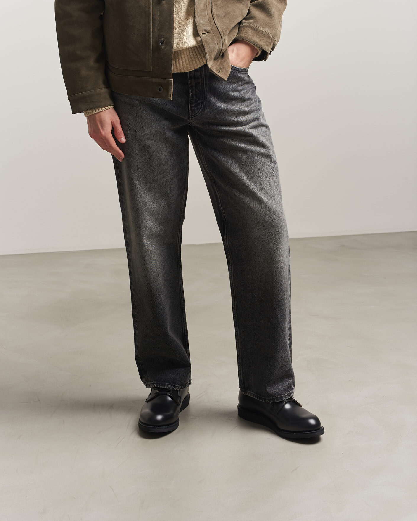 Herre | Oxfords | Red Wing Shoes | Postman Oxford Black Chaparral