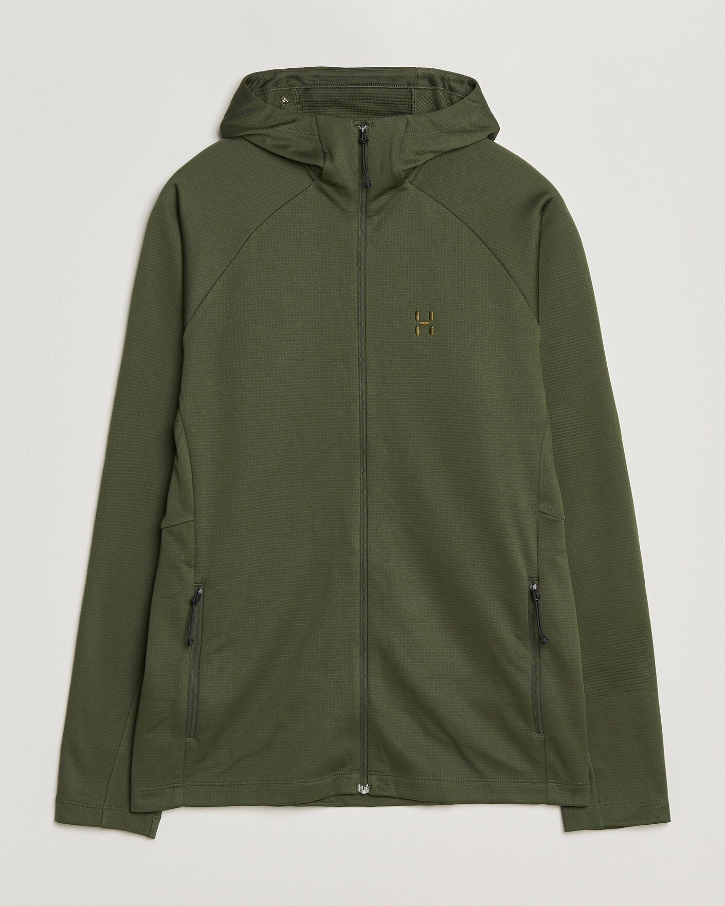 Herre | Gensere | Haglöfs | Korp Mid Fleece Hood Seaweed Green