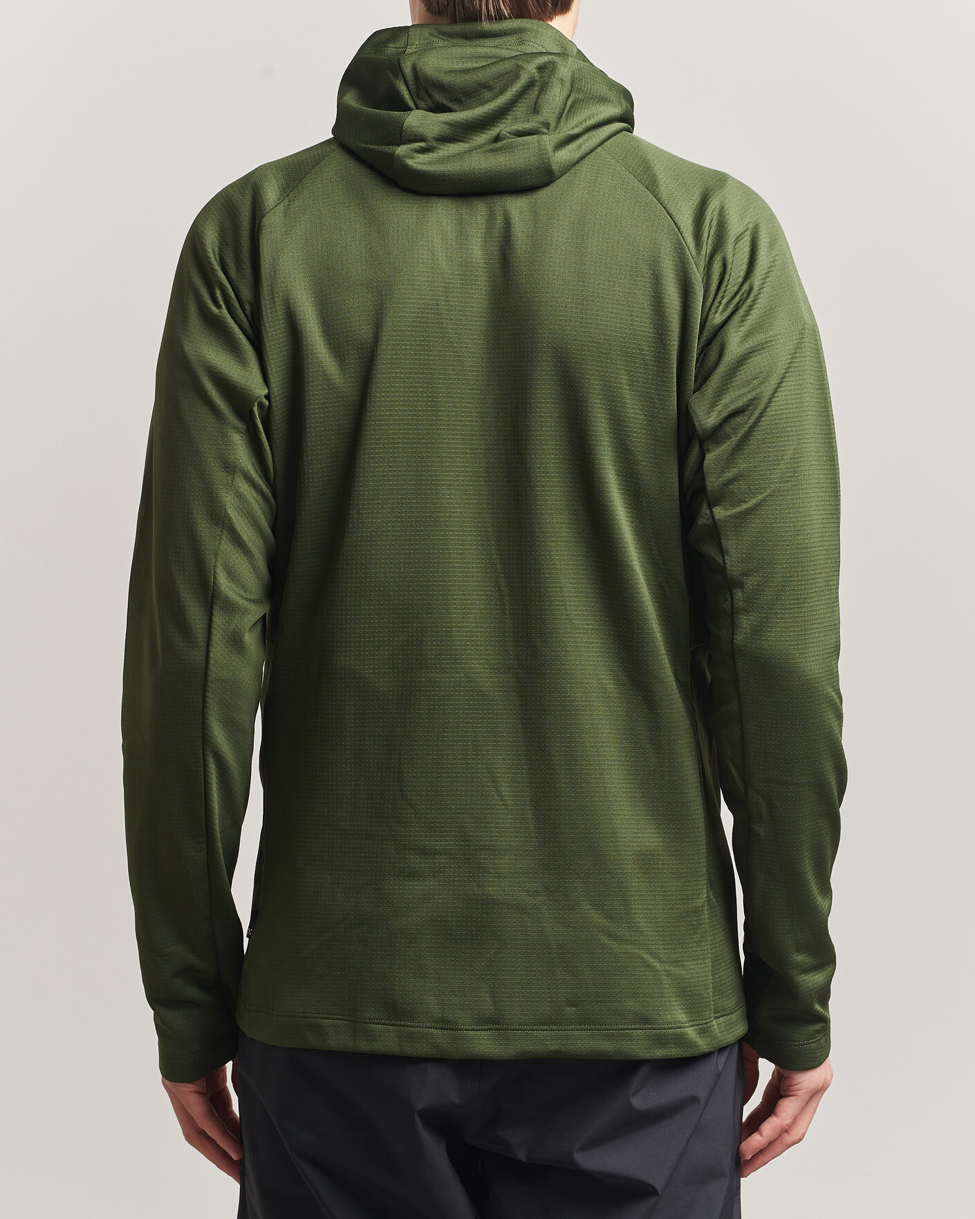 Herre | Gensere | Haglöfs | Korp Mid Fleece Hood Seaweed Green