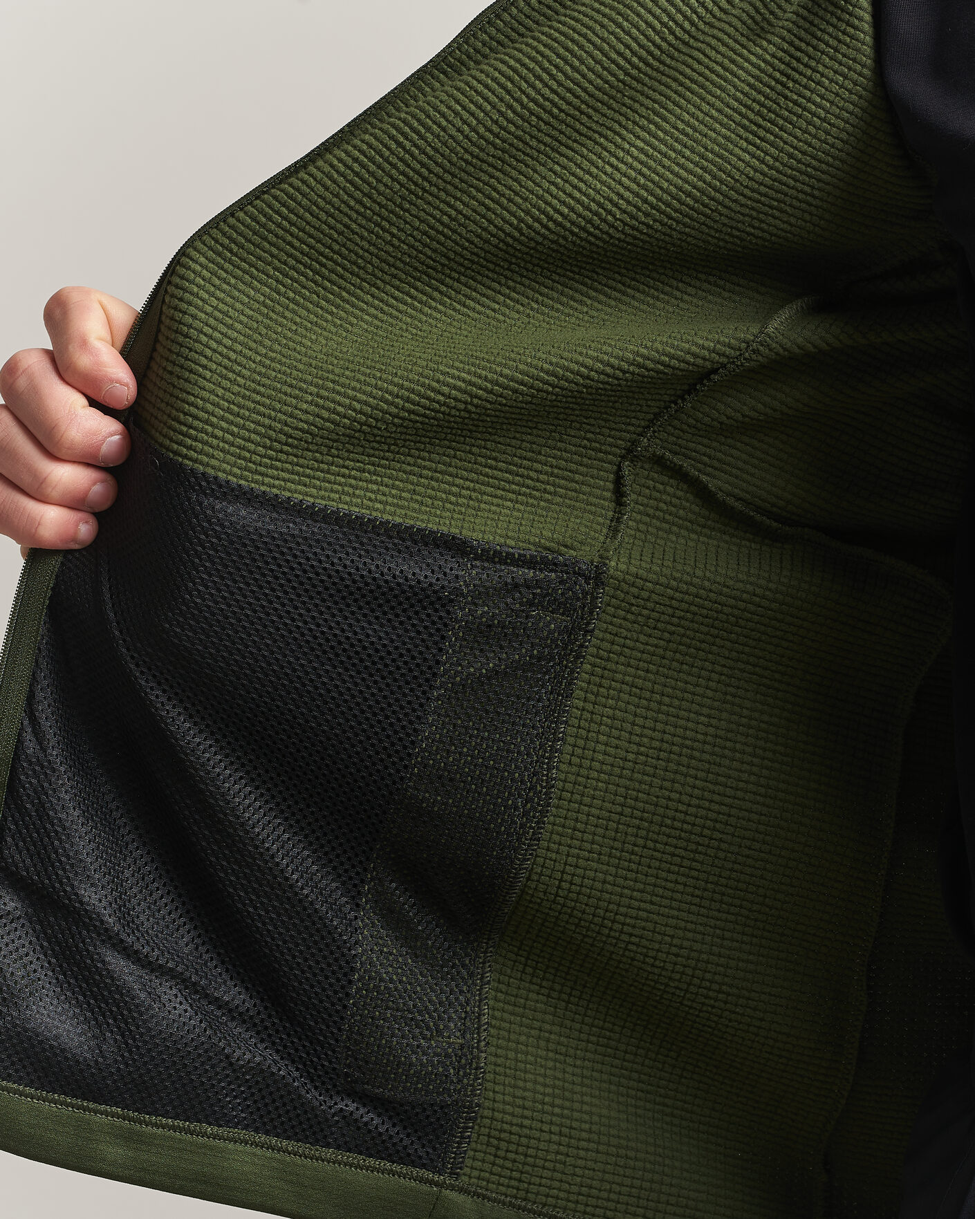 Herre | Gensere | Haglöfs | Korp Mid Fleece Hood Seaweed Green