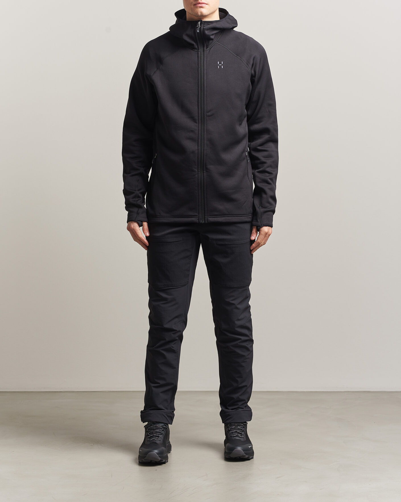Herre | Gensere | Haglöfs | Magma Mid Fleece Hood True Black
