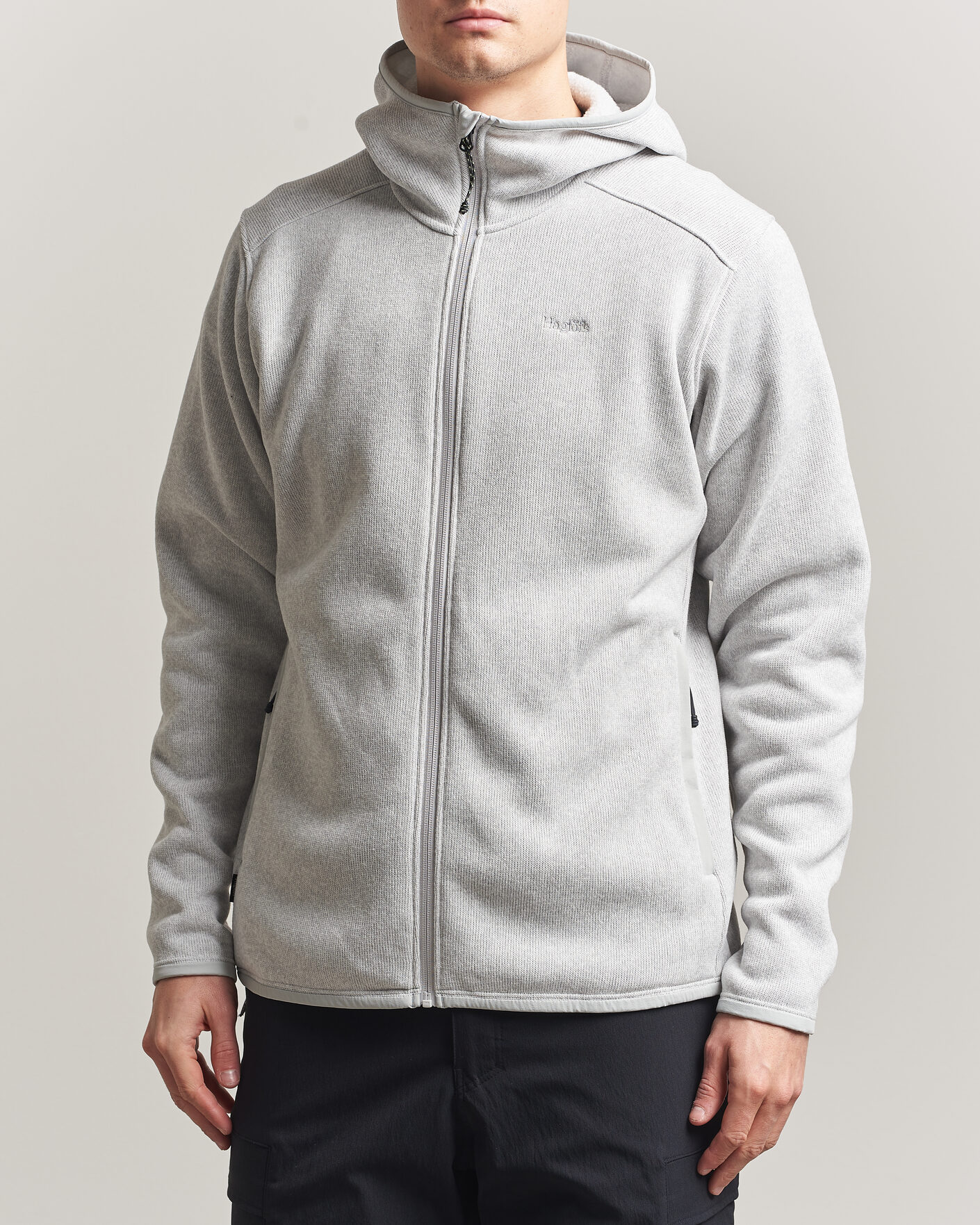 Herre | Gensere | Haglöfs | Swook II Mid Hood Stone Grey