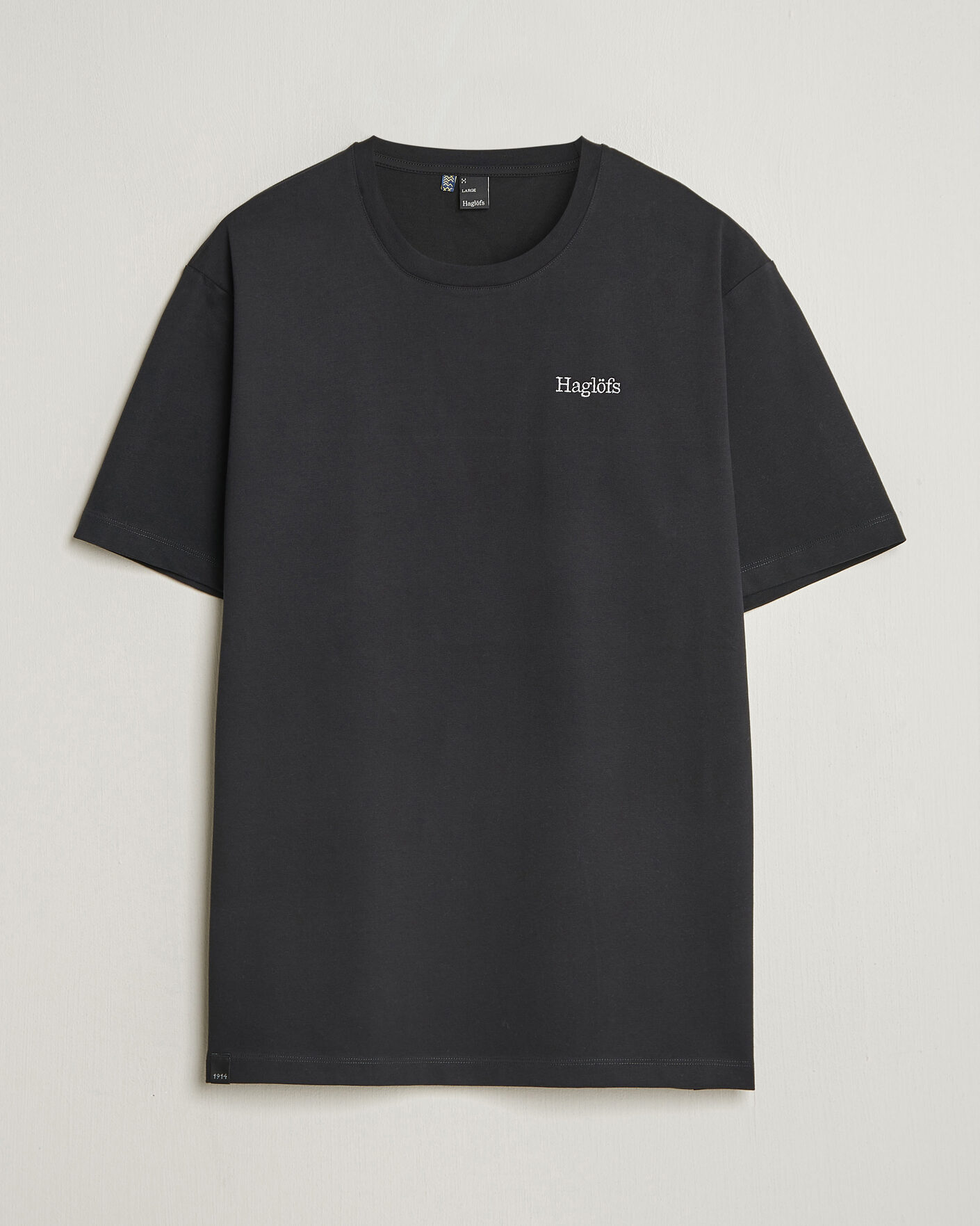 Herre | T-Shirts | Haglöfs | Organic Cotton T-Shirt True Black