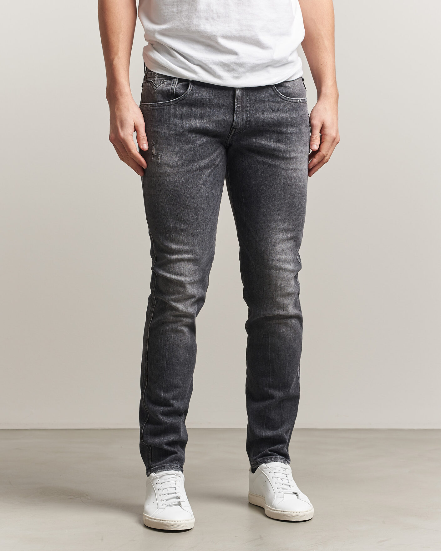 Herre | Bukser | Replay | Anbass 5 Years Wash Jeans Washed Grey
