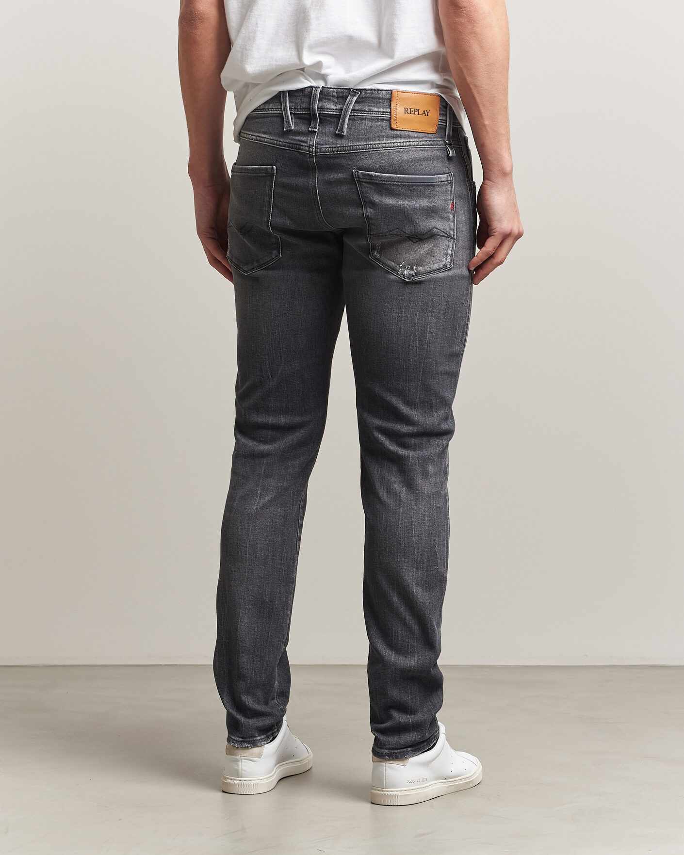Herre | Bukser | Replay | Anbass 5 Years Wash Jeans Washed Grey