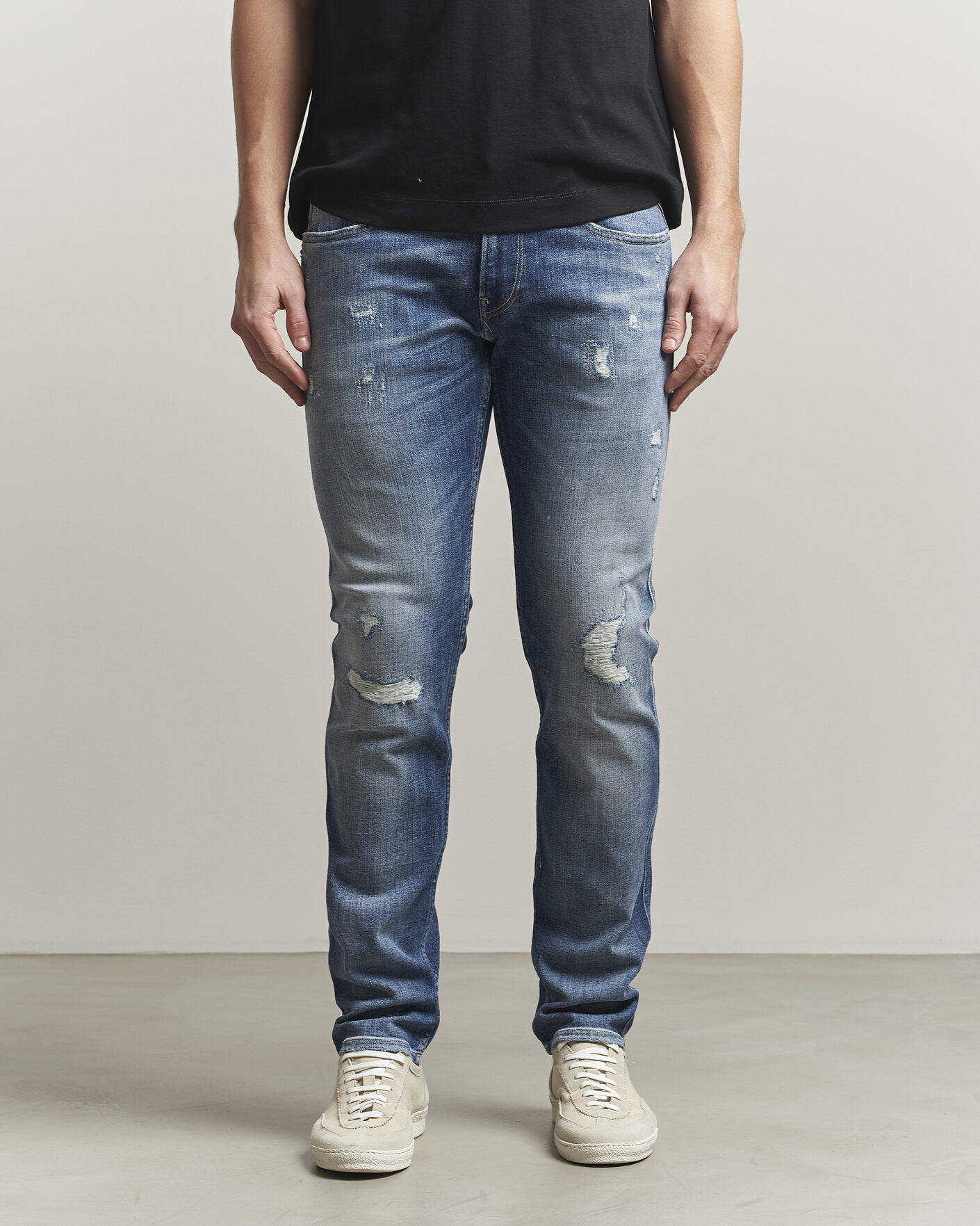 Herre | Jeans | Replay | Anbass 10 Year Wash Jeans Medium Blue