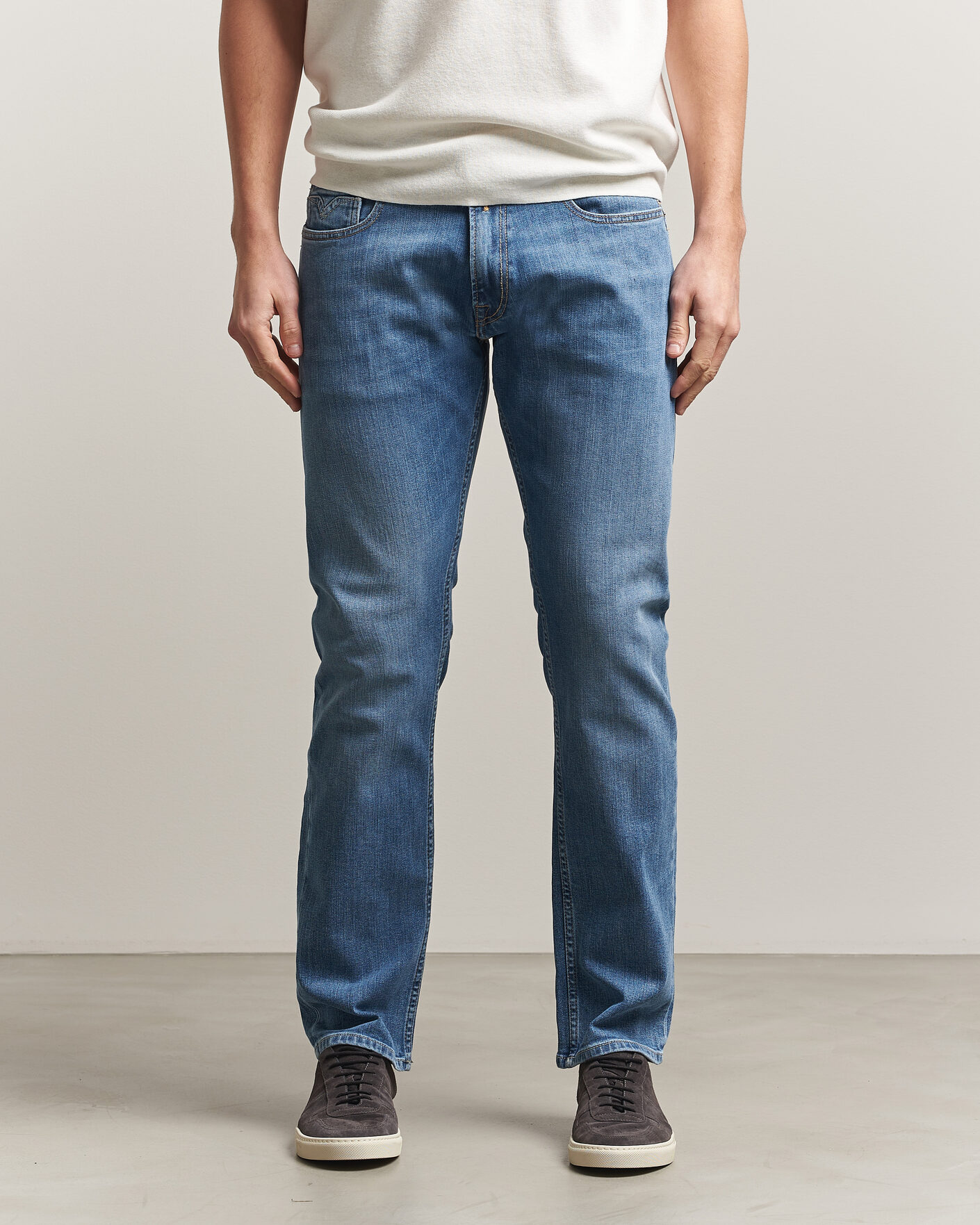Herre | Bukser | Replay | Rocco Comfort Fit Powerstretch Jeans Light Blue