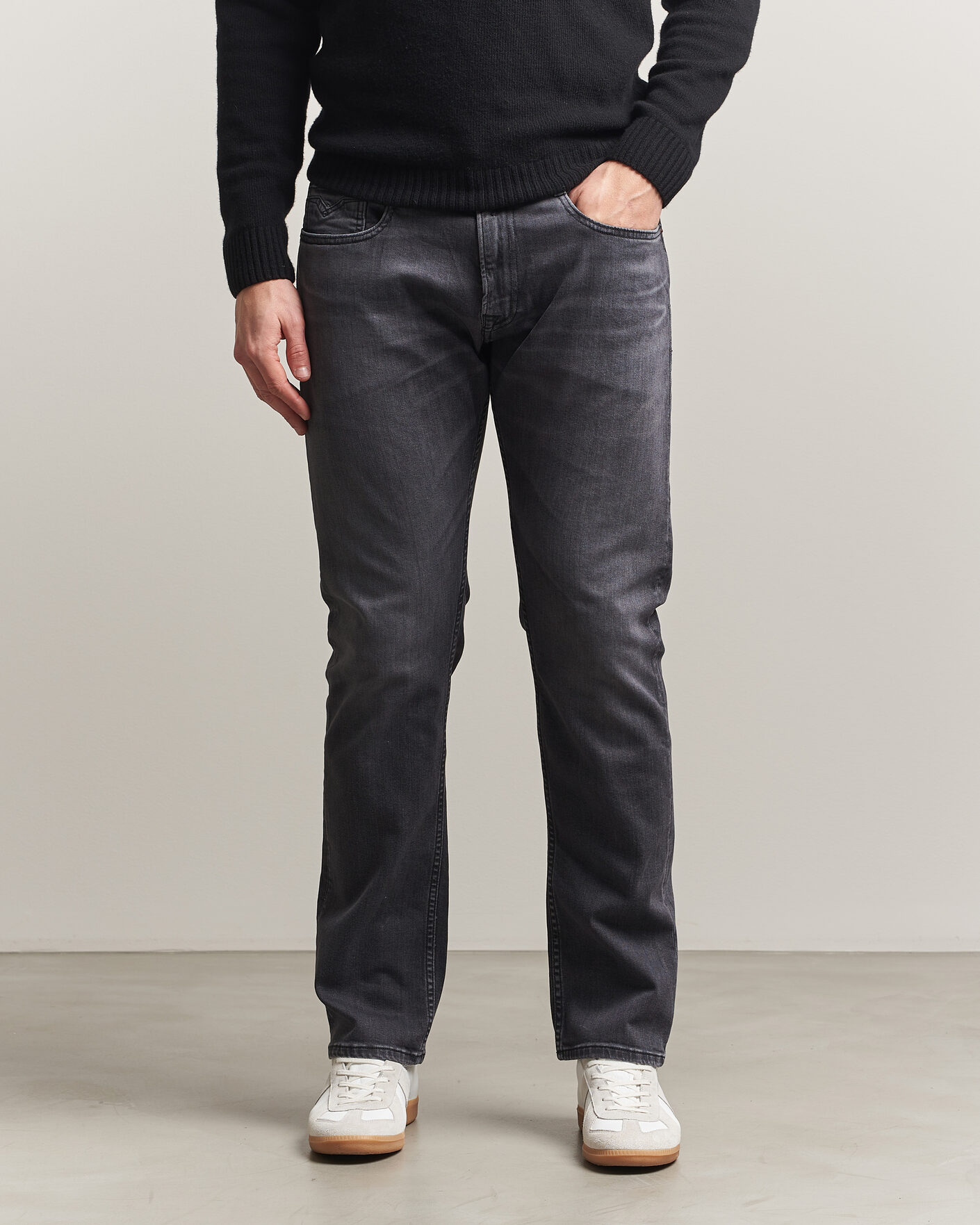 Herre | Bukser | Replay | Rocco Comfort Fit Powerstretch Jeans Black