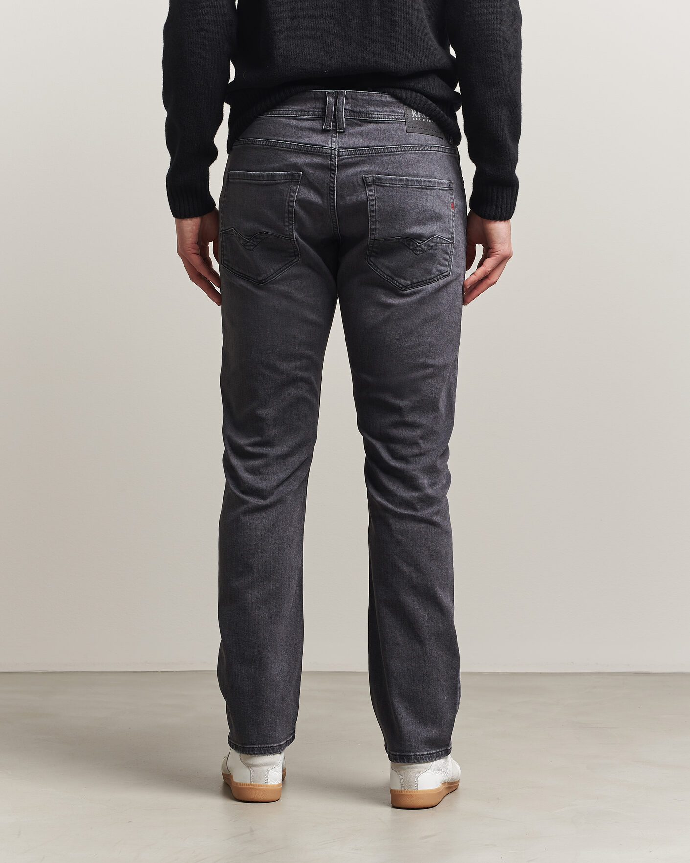 Herre | Bukser | Replay | Rocco Comfort Fit Powerstretch Jeans Black