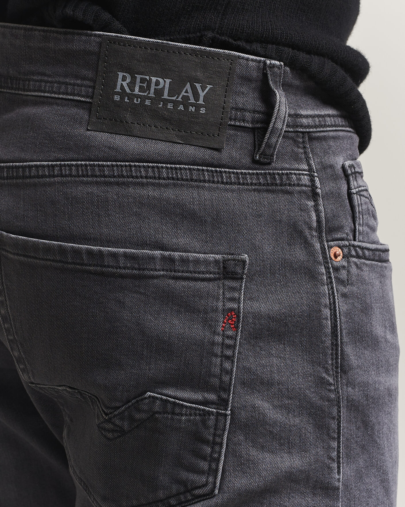 Herre | Bukser | Replay | Rocco Comfort Fit Powerstretch Jeans Black