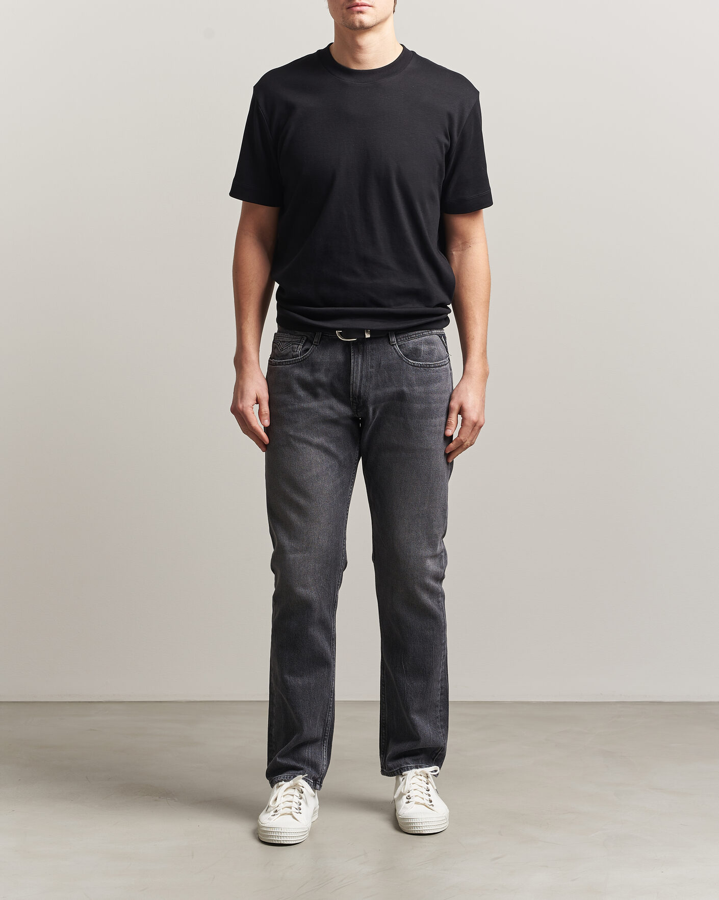 Herre | Jeans | Replay | Rocco Comfort Fit Original Jeans Washed Black