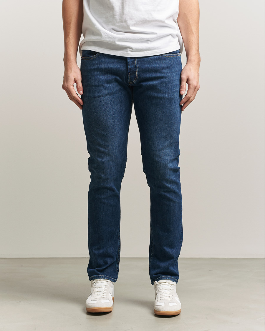 Herre | Jeans | Replay | Grover Straight Fit Powerstretch Jeans Medium Blue
