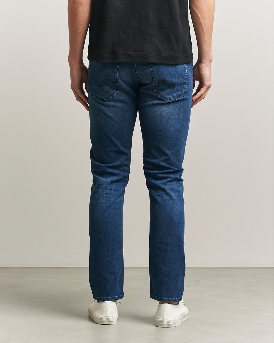 Herre | Jeans | Replay | Grover Straight Fit Hyperflex Jeans Dark Blue