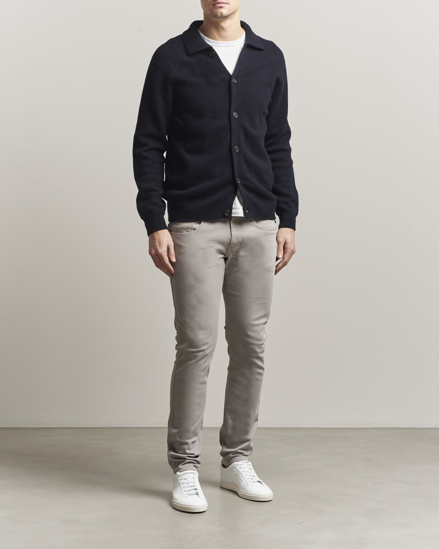 Herre | Bukser | Replay | Anbass Hyperflex X.Lite 5-Pocket Pants Light Grey