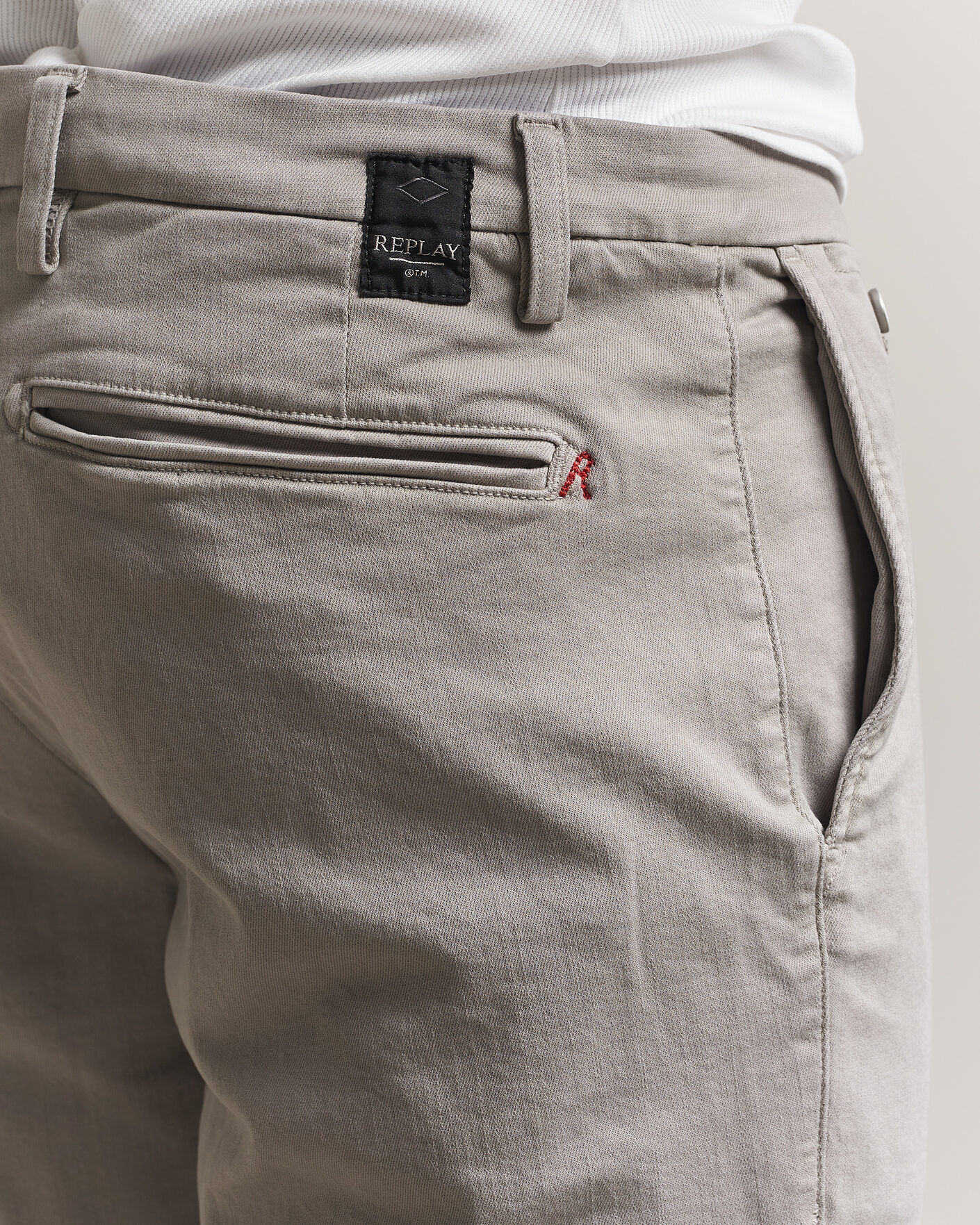 Herre | Shorts | Replay | Benni Hyperflex Shorts Light Grey