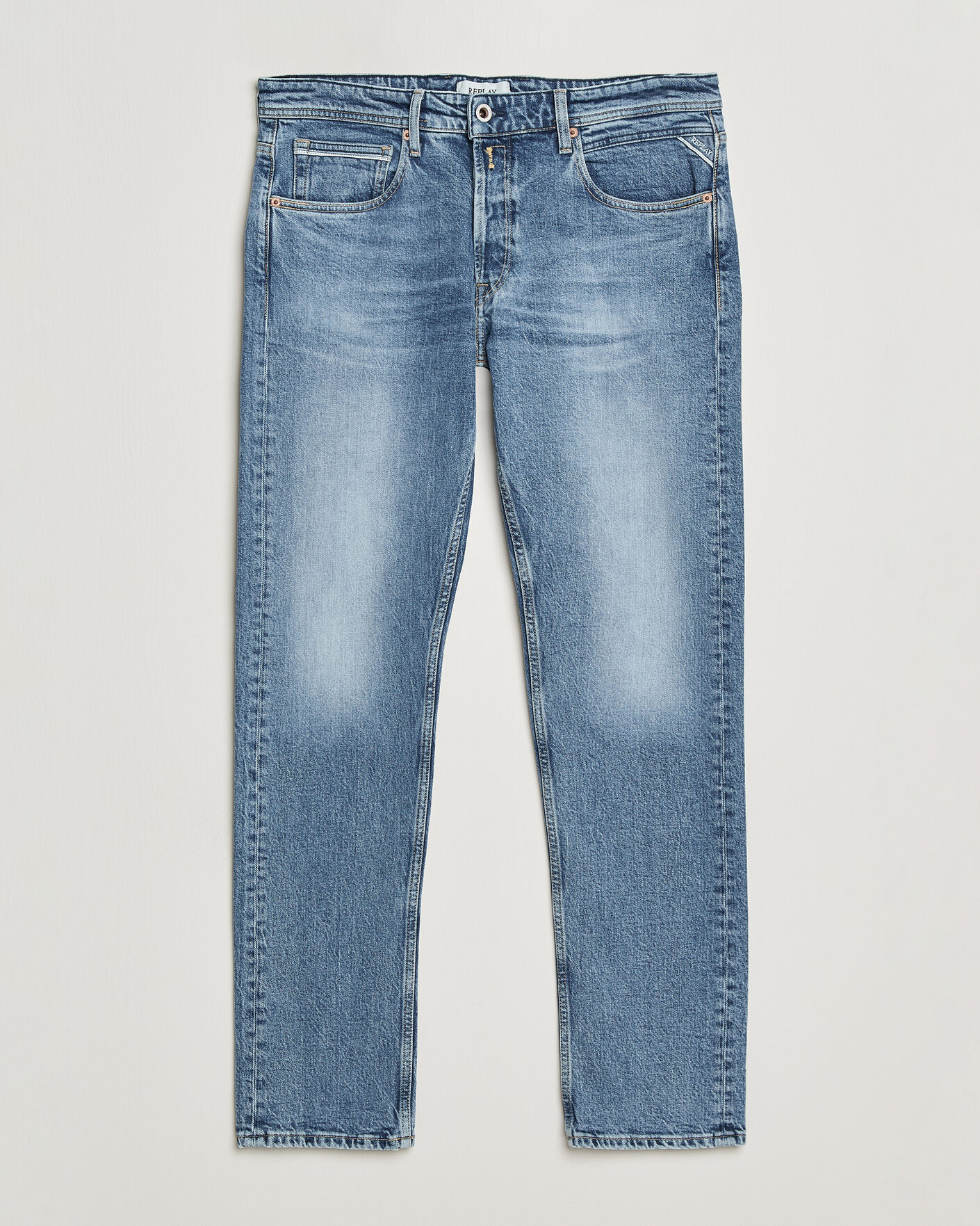 Herre | Jeans | Replay | Grover Heritage Original Stretch Jeans Light Blue