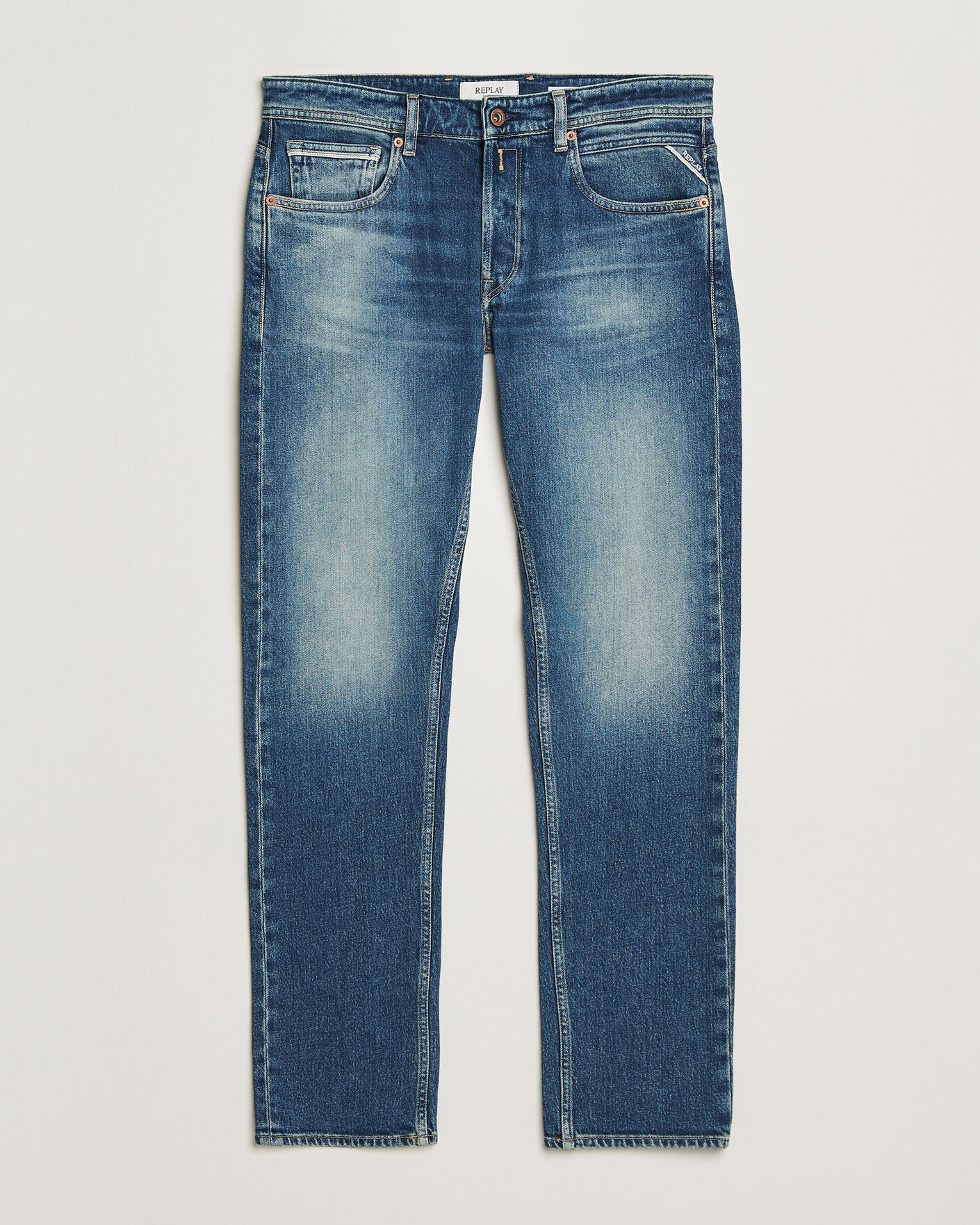 Herre | Jeans | Replay | Grover Heritage Original Stretch Jeans Medium Blue