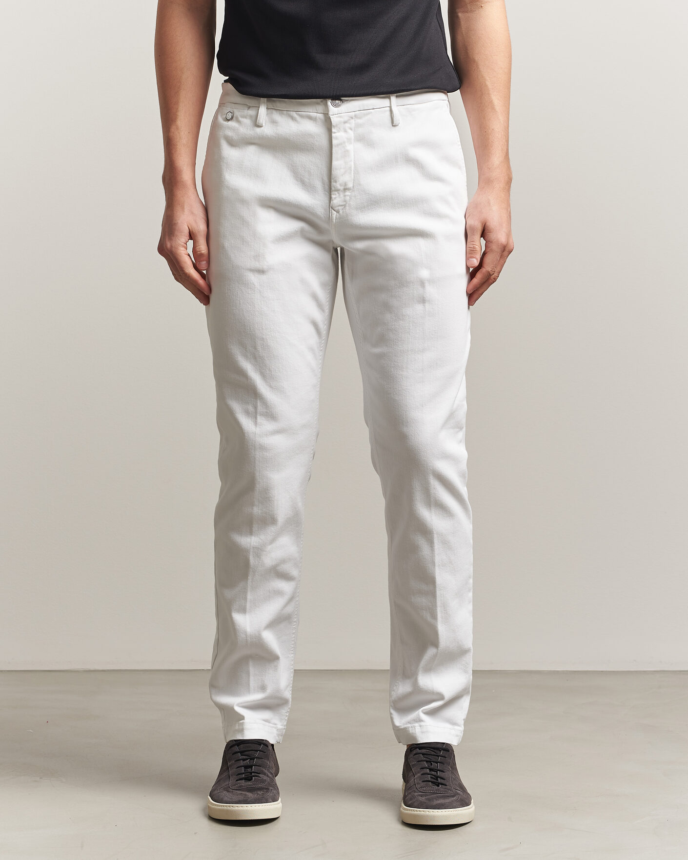 Herre | Jeans | Replay | Benni Hyperflex X-Lite Chinos Natural White