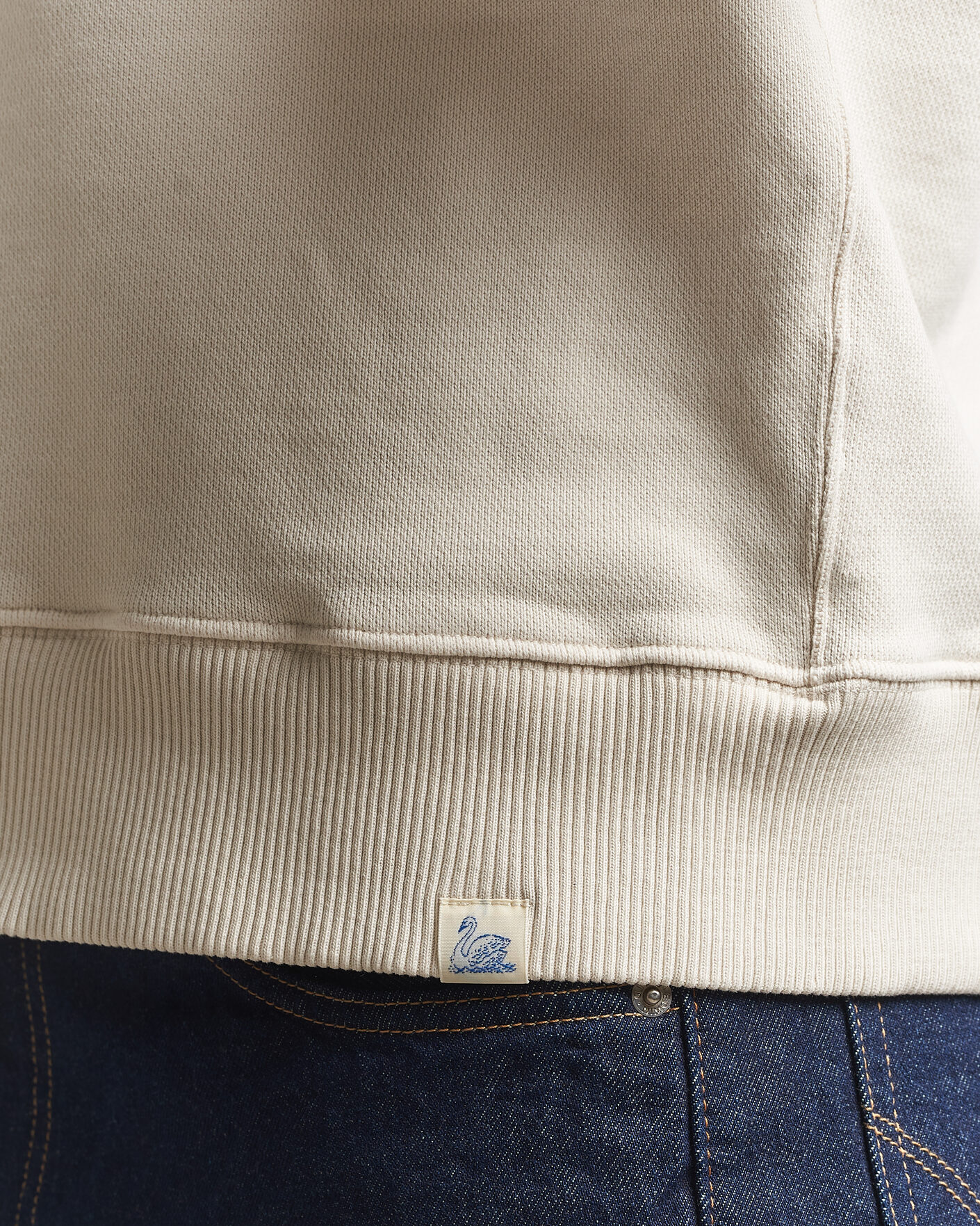 Herre | Gensere | Merz b. Schwanen | Classic Fit Authentic Fleece Sweatshirt Nature