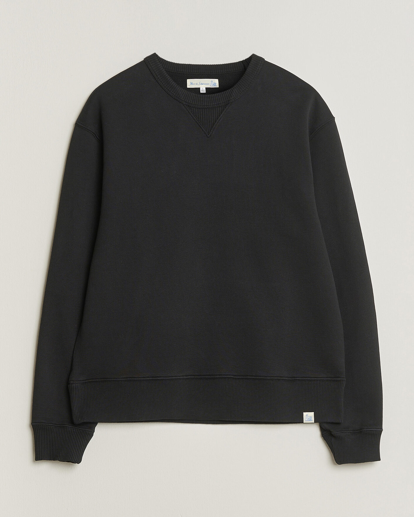 Herre | Gensere | Merz b. Schwanen | Classic Fit Authentic Fleece Sweatshirt Black