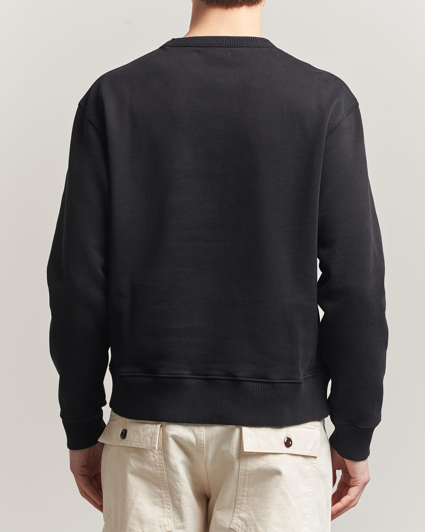 Herre | Gensere | Merz b. Schwanen | Classic Fit Authentic Fleece Sweatshirt Black