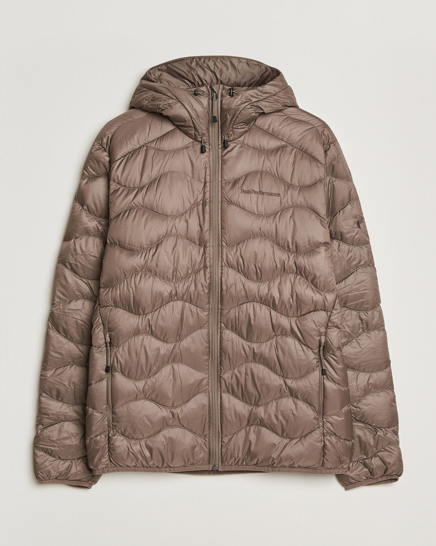 Herre | Jakker | Peak Performance | Helium Down Hooded Jacket Terrian Tan