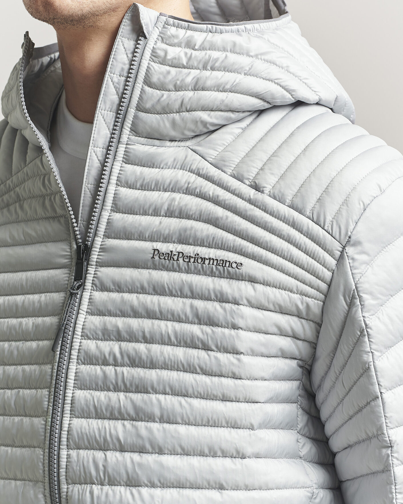 Herre | Jakker | Peak Performance | Monolight Insultaed Hooded Jacket Summit Smoke