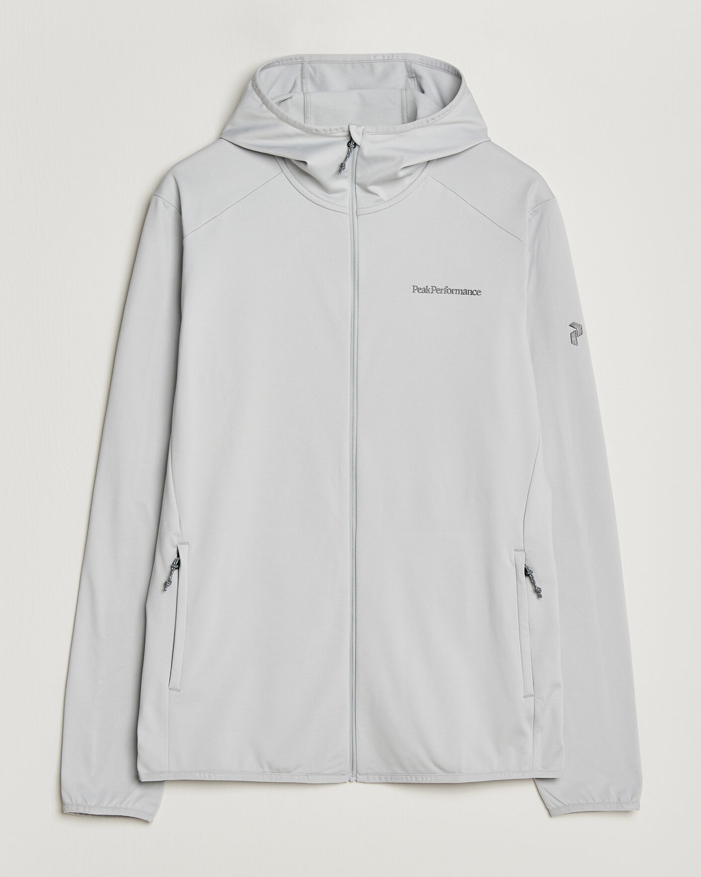 Herre | Gensere | Peak Performance | Light Hooded Full Zip Summit Smoke