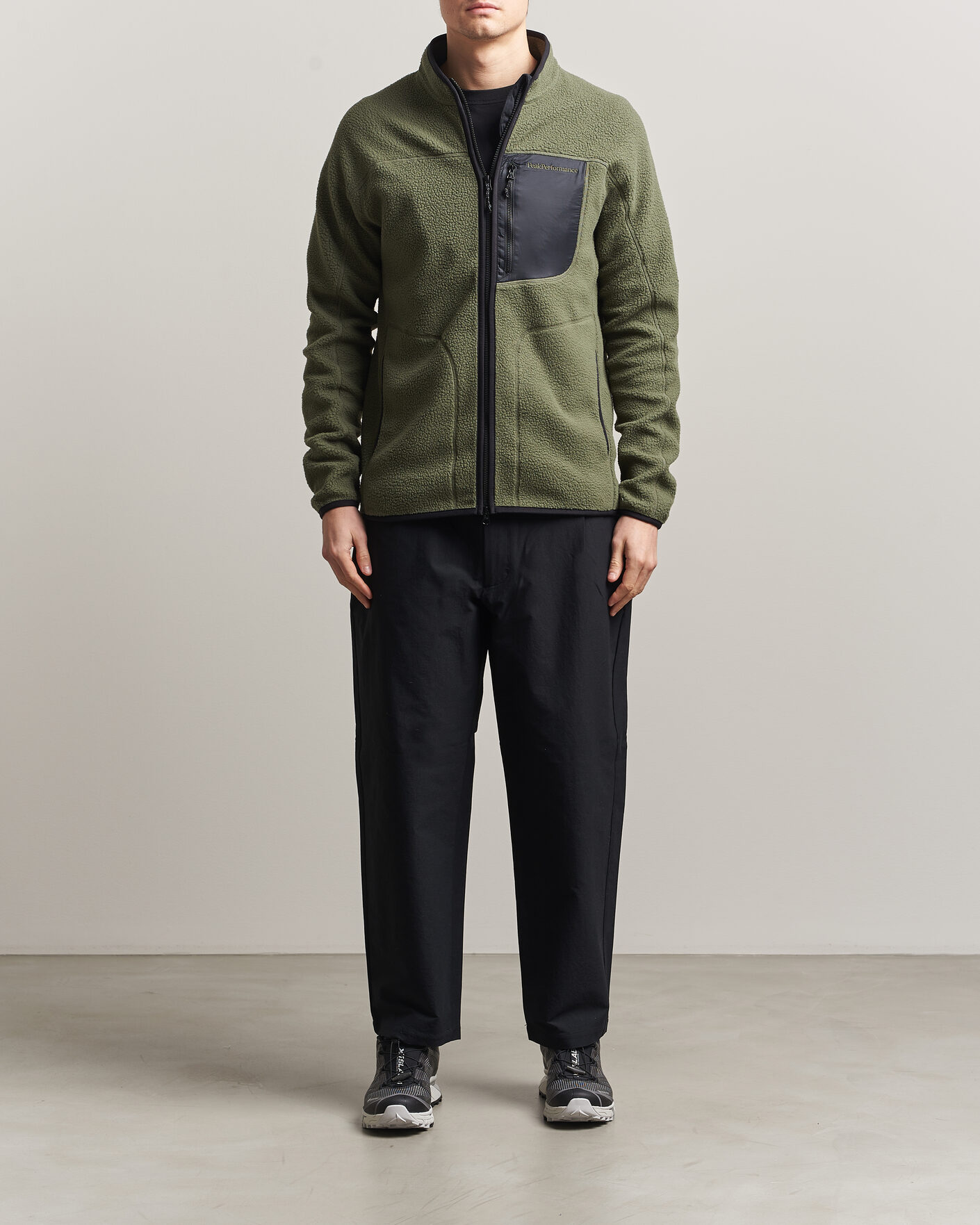 Herre | Gensere | Peak Performance | Nature Rush Pile Full Zip Pine Needle