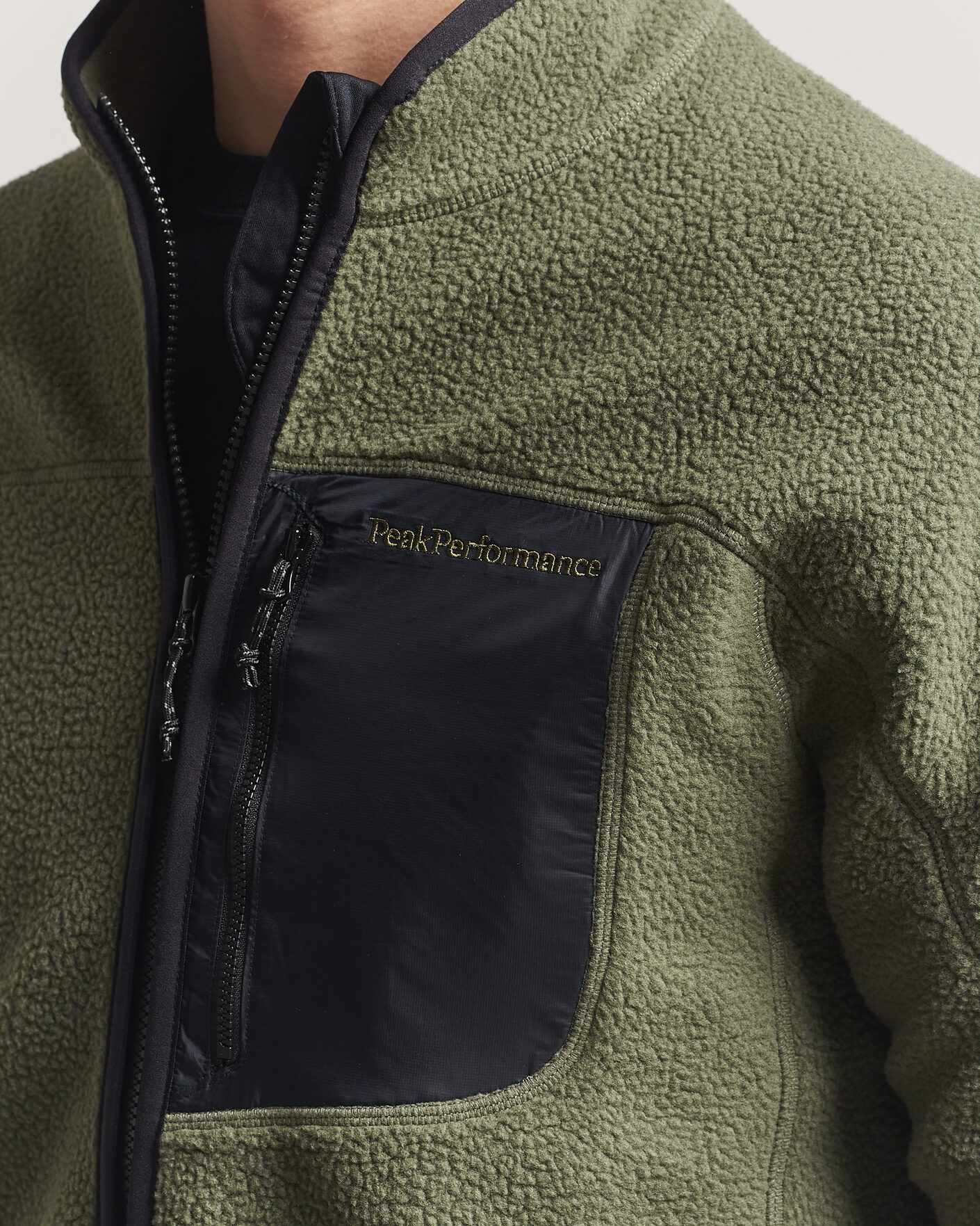 Herre | Gensere | Peak Performance | Nature Rush Pile Full Zip Pine Needle