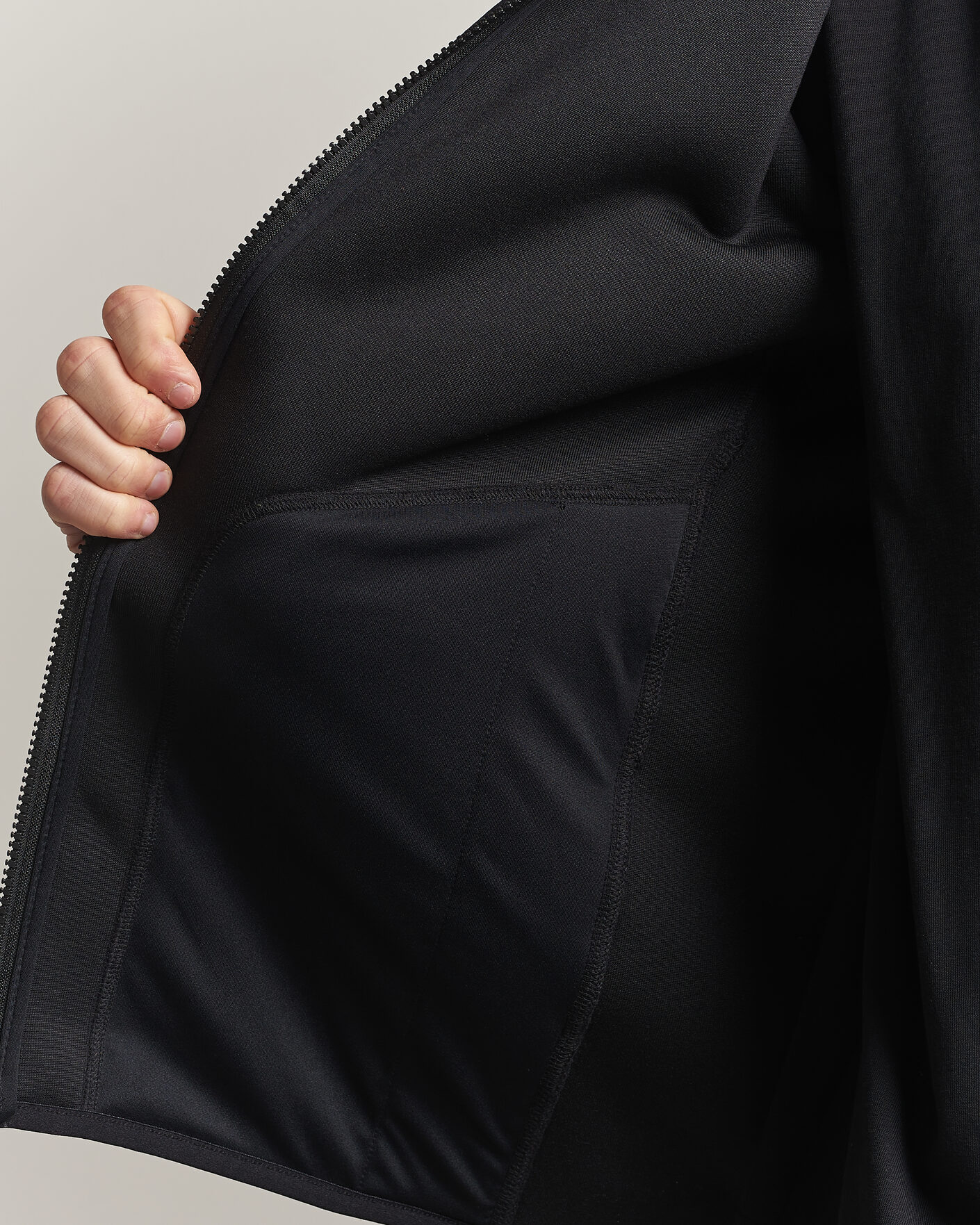 Herre | Gensere | Peak Performance | Nature Rush Pile Full Zip Black