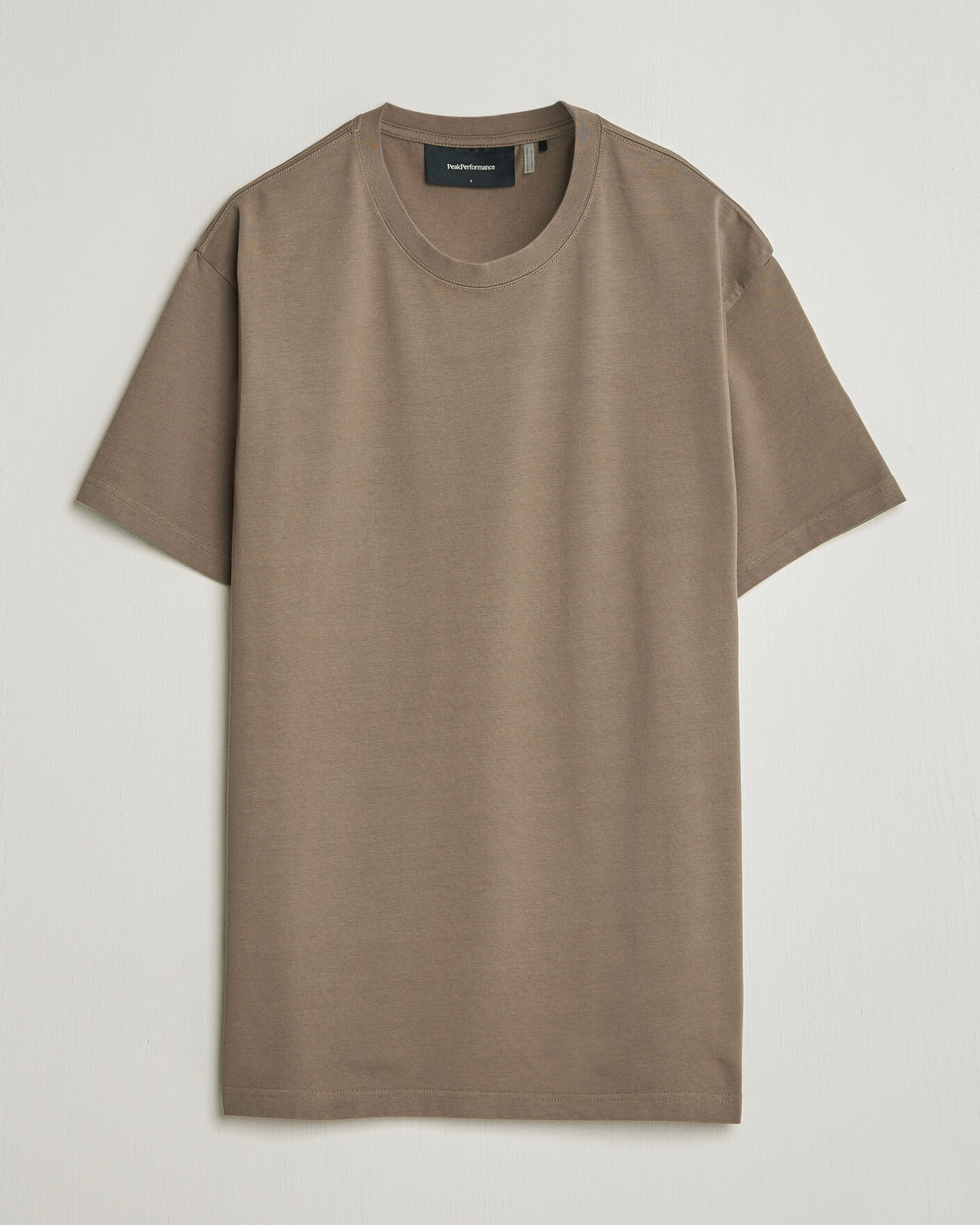 Herre | T-Shirts | Peak Performance | Heavy Cotton T-Shirt Terrian Tan