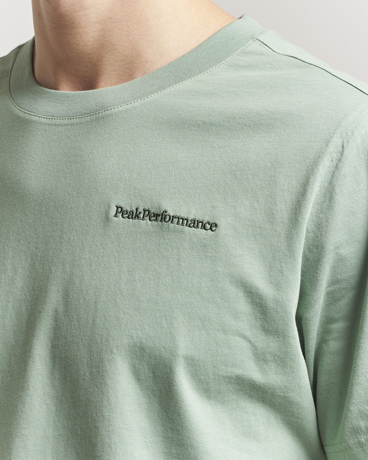 Herre | T-Shirts | Peak Performance | Original Crew Neck T-Shirt Green Valley