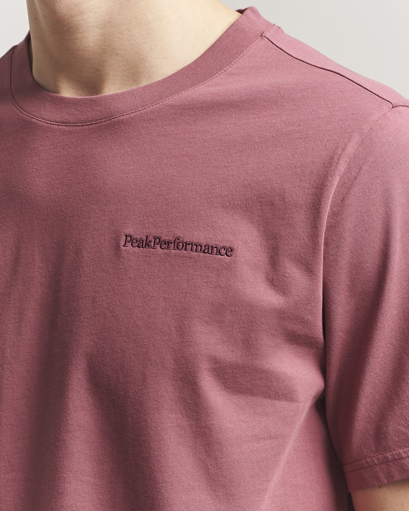 Herre | T-Shirts | Peak Performance | Original Crew Neck T-Shirt Wild Rouge
