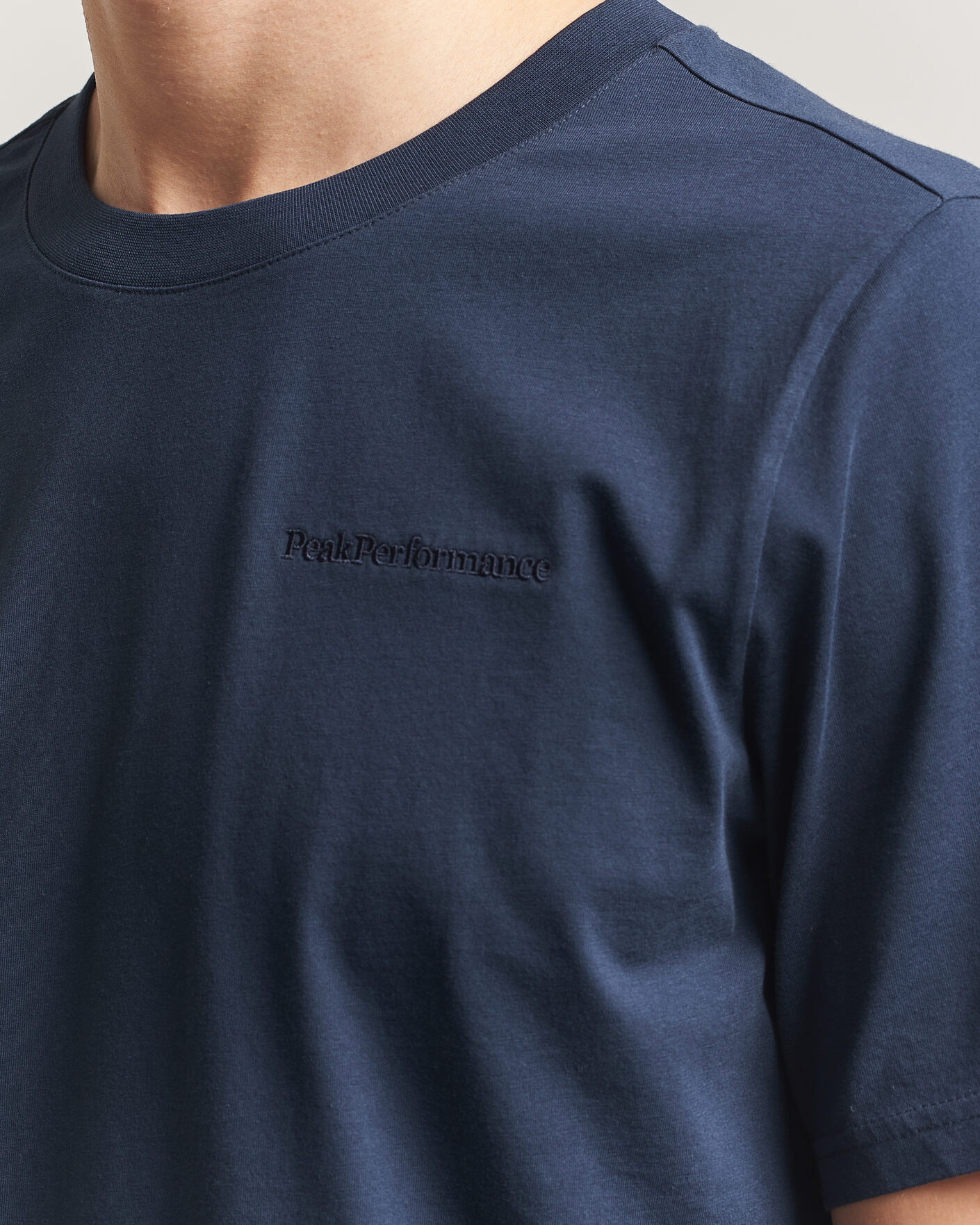 Herre | T-Shirts | Peak Performance | Original Crew Neck T-Shirt Blue Shadow