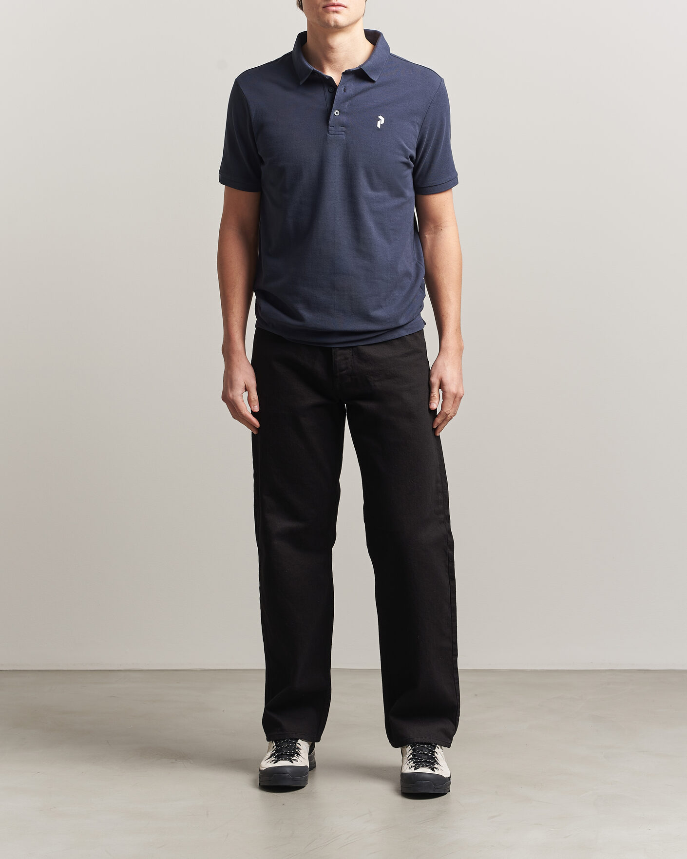 Herre | Pikéer | Peak Performance | Classic Cotton Polo Blue Shadow