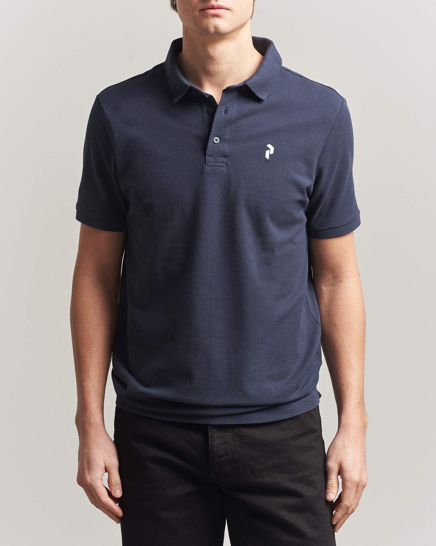 Herre | Pikéer | Peak Performance | Classic Cotton Polo Blue Shadow