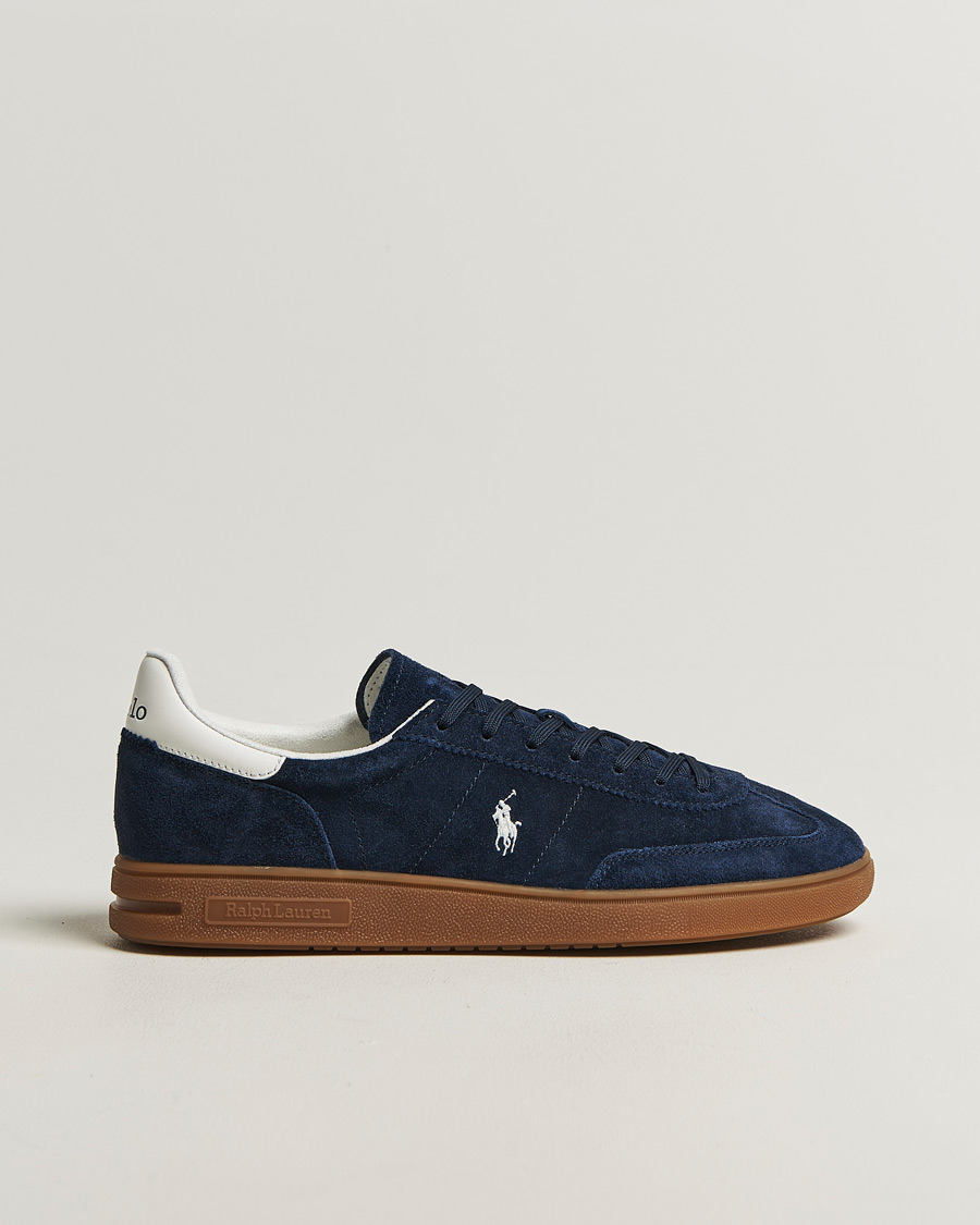 Herre | Sneakers | Polo Ralph Lauren | Bedford Suede Sneakers Navy/Deckwash White