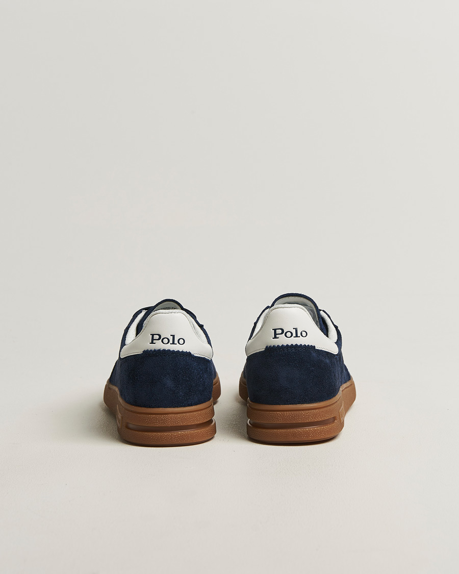 Polo Ralph Lauren Bedford Suede Sneakers Navy/Deckwash White hos