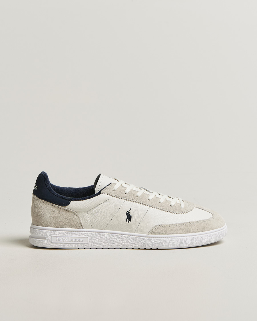 Herre | Sneakers | Polo Ralph Lauren | Bedford Leather/Suede Sneakers White/Navy